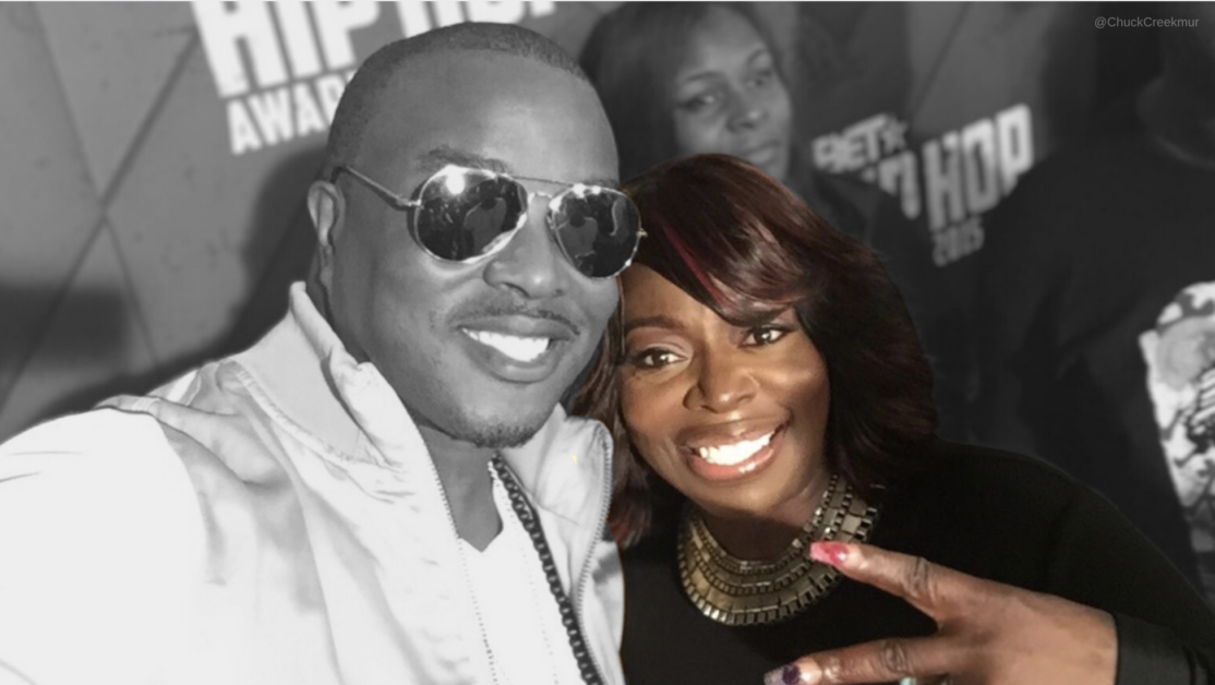 Angie Stone and Chuck "Jigsaw" Creekmur